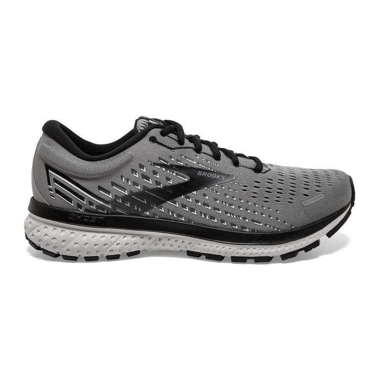 Brooks Ghost 13 Mens Road Running Shoes - Primer Grey/Pearl/Black - Indonesia (DTKY-18324)